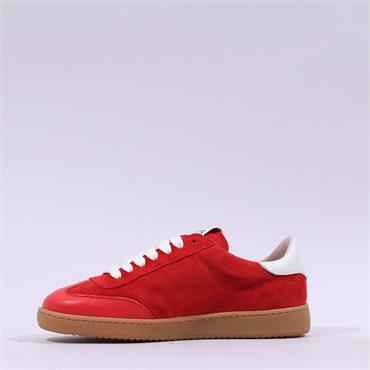 Wonders Nubia Gumsole Laced Trainer - Red White